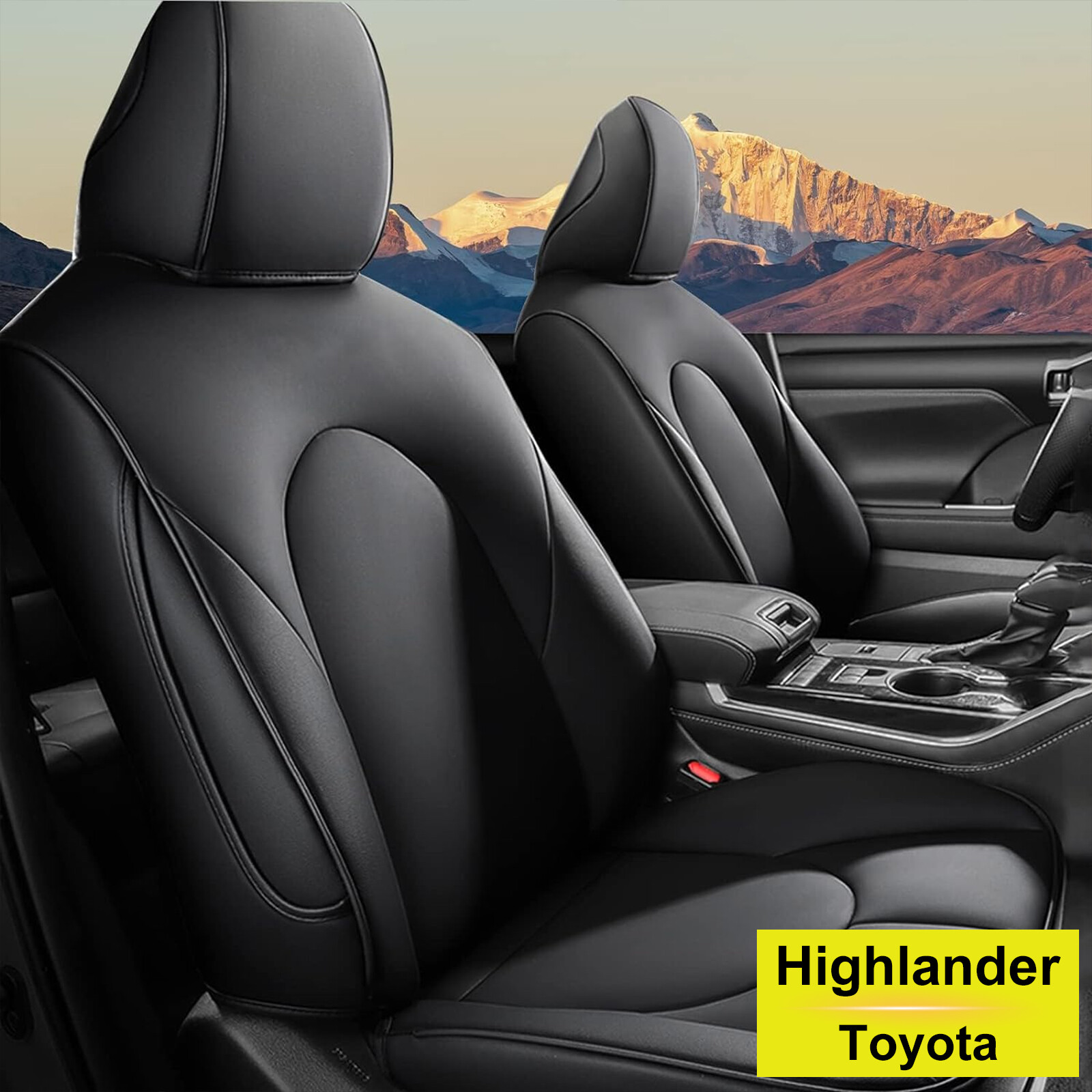 Car 7-Seat Covers For Toyota Grand Highlander 2024-2026 Waterproof