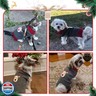 HRTTSY Dog Christmas Sweater Cute Reindeer Cat Puppy Sweaters Soft Warm Fall Winter Dogs Clothes Grey Ugly Xmas Pet Sweatshirt Knitted Doggie Vest Outfit for Small Medium Large Dogs(Grey,XS)