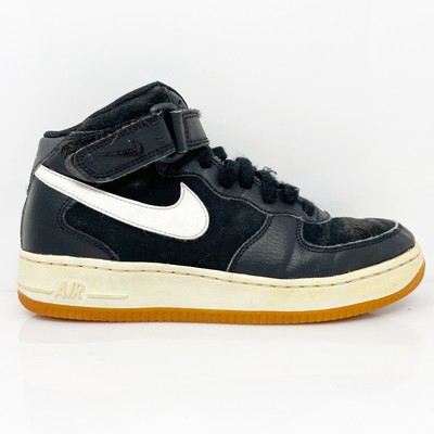 Nike Boys Air Force 1 Mid 314195-035 Черные баскетбольные кроссовки Кроссовки Размер 5,5 Y