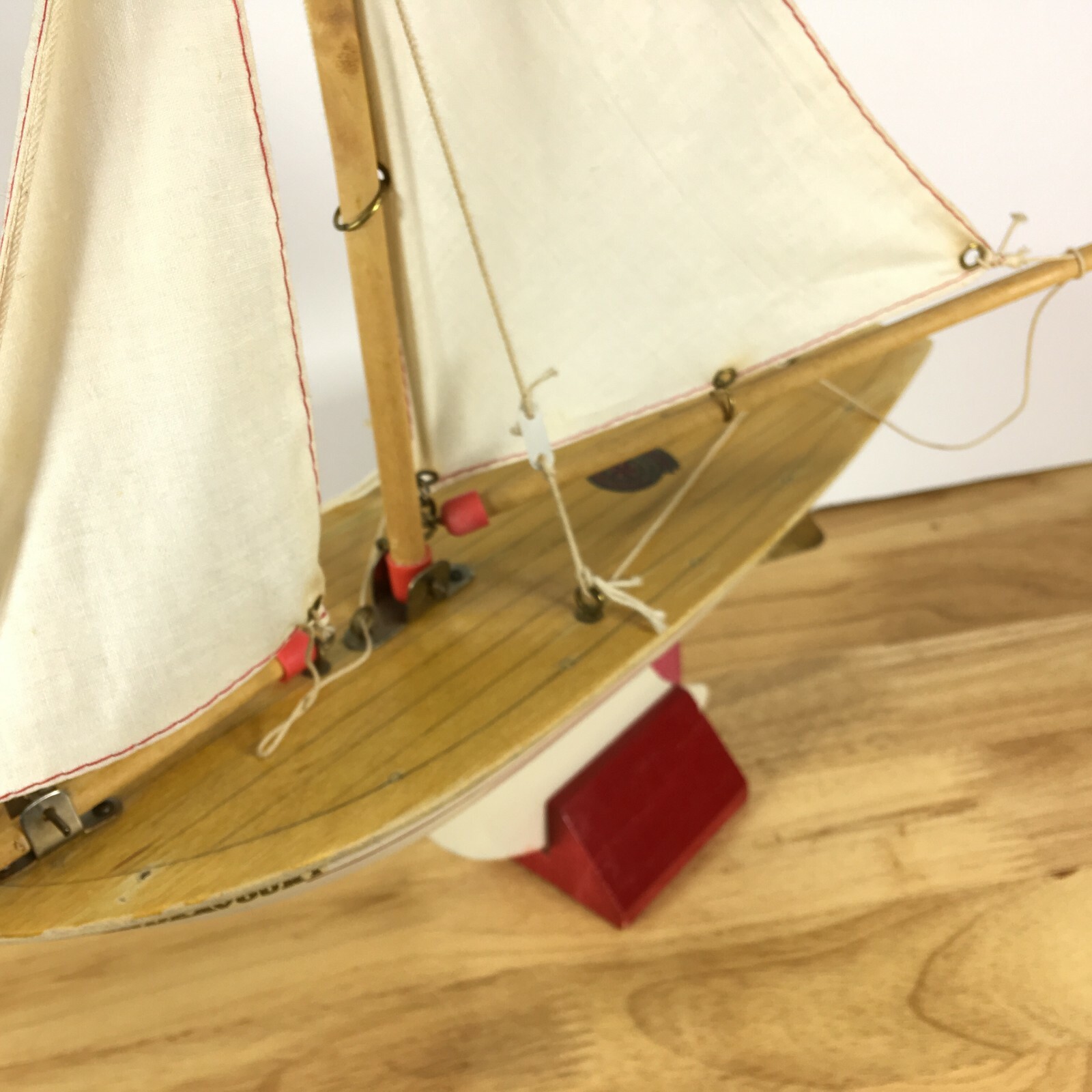 Vintage England Model Ship Birkenhead Star Yacht Endeavour Mk I - 13