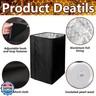 codree 10 Frame Winter Bee Hive Wrap- 2 Deep Boxes and 1 Medium Box 600D Oxford Beehive Winter Protection Cover- Cozy Windproof Warm Bee Hive Insulation Wrap for Most Bee Hive (85