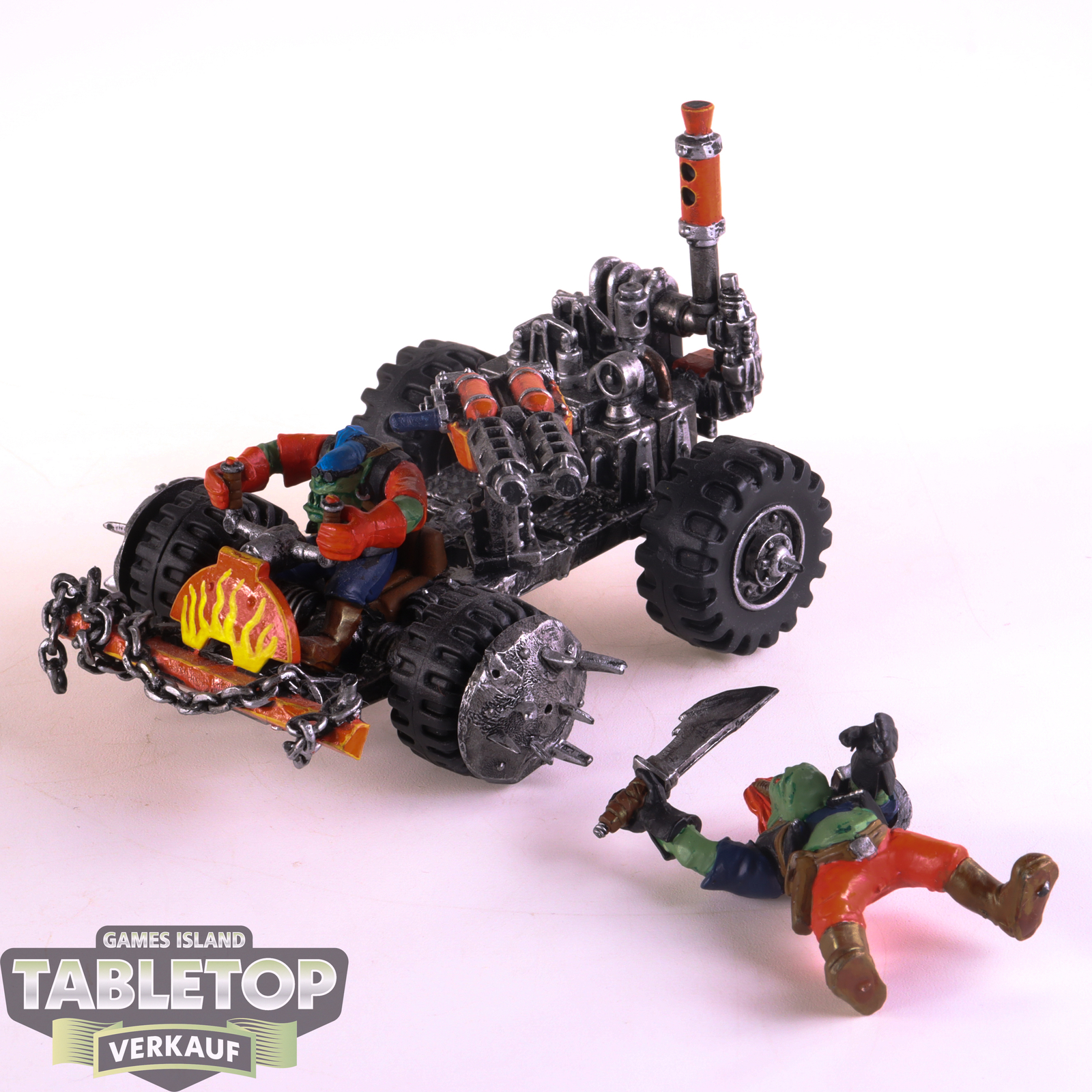 Orks - Warbuggy klassisch - bemalt