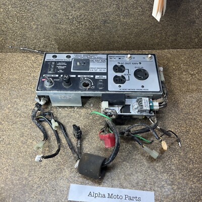 Hands EU3000is Generator Control Board Panel Switches Plugs