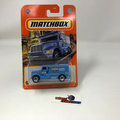 International Armored Car #80 * Blue * 2021 Matchbox Case Y * HB20