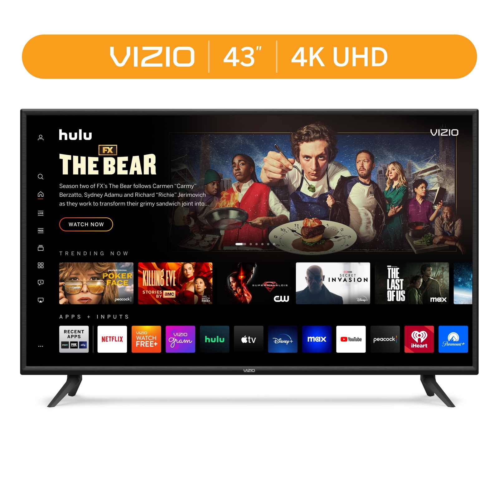 43" Class V-Series 4K UHD LED Smart TV V435-J01