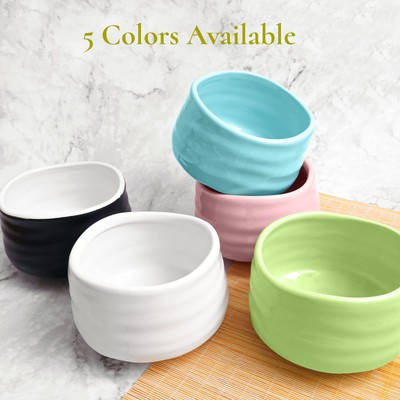 Ceramic Matcha Bowl - Large Traditional Ceremonial Japanese Green Tea Cup