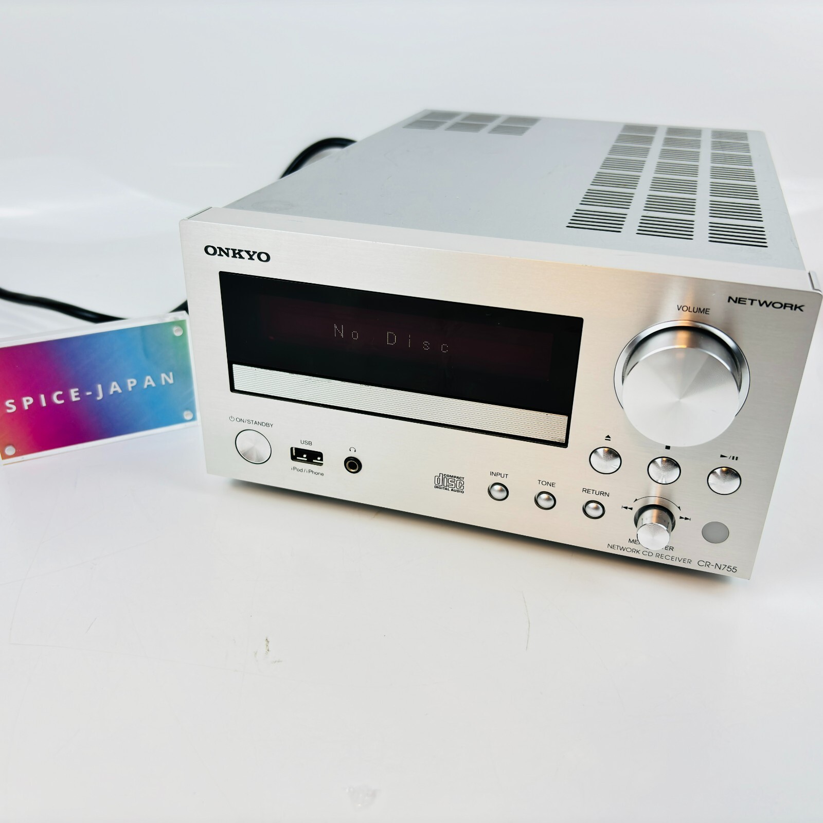 ONKYO ネットワークCDレシーバー CR-N755(S)(中古品)