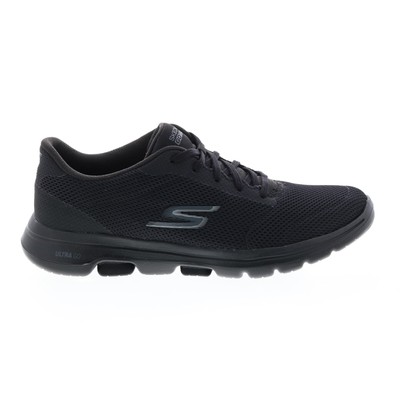 Skechers Go Walk 5 Lucky 15902 женские черные парусиновые кроссовки 9