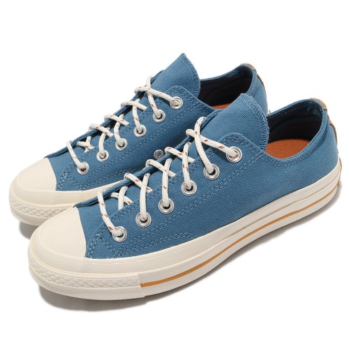 

Converse Chuck 70 1970 Low Blue Brown Мужская повседневная обувь унисекс для образа жизни 170856C, Синий, Chuck 70 Low