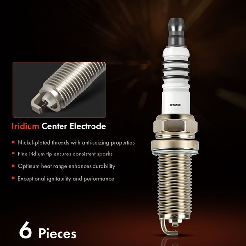 A-Premium 6x Double Iridium Spark Plugs For Lexus GS300 GS350 IS250 IS300 IS350 RC300 RC350 2006-2017