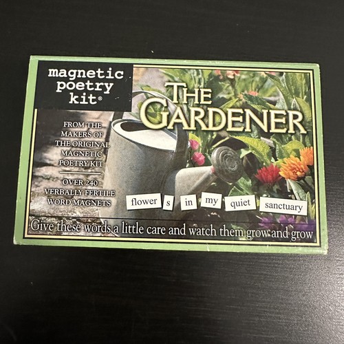 The Gardener - Magnetic Poetry Kit Refrigerator Fridge 240