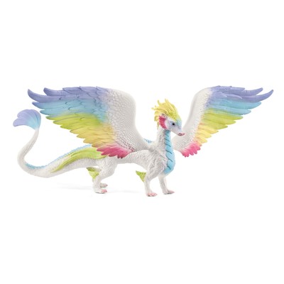 bayala Rainbow Dragon Toy Figurine with Movable Wings, Ages 5+, Dragon Toys f...