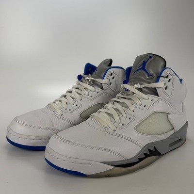 Air Jordan 5 Retro Stealth 2.0 White Hyper Royal DD0587-140 Mens Size 10.5