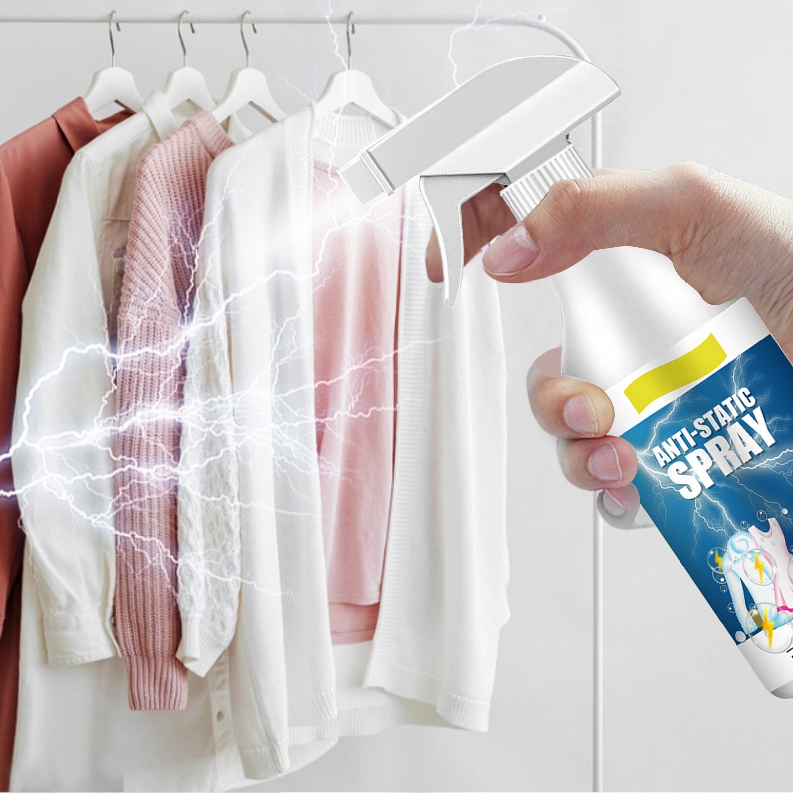 Anti Static Spray Clothes Household Home Lasting Wrinkle Remover Non-hazardous