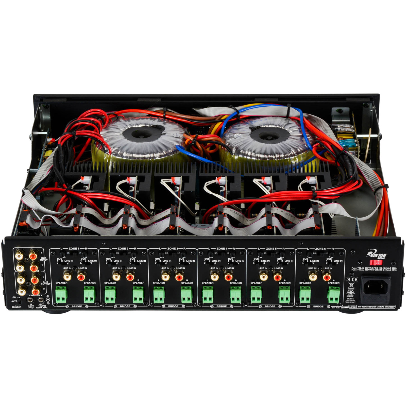 Dayton Audio MA1260 MultiZone 12Channel Amplifier 60WPC eBay