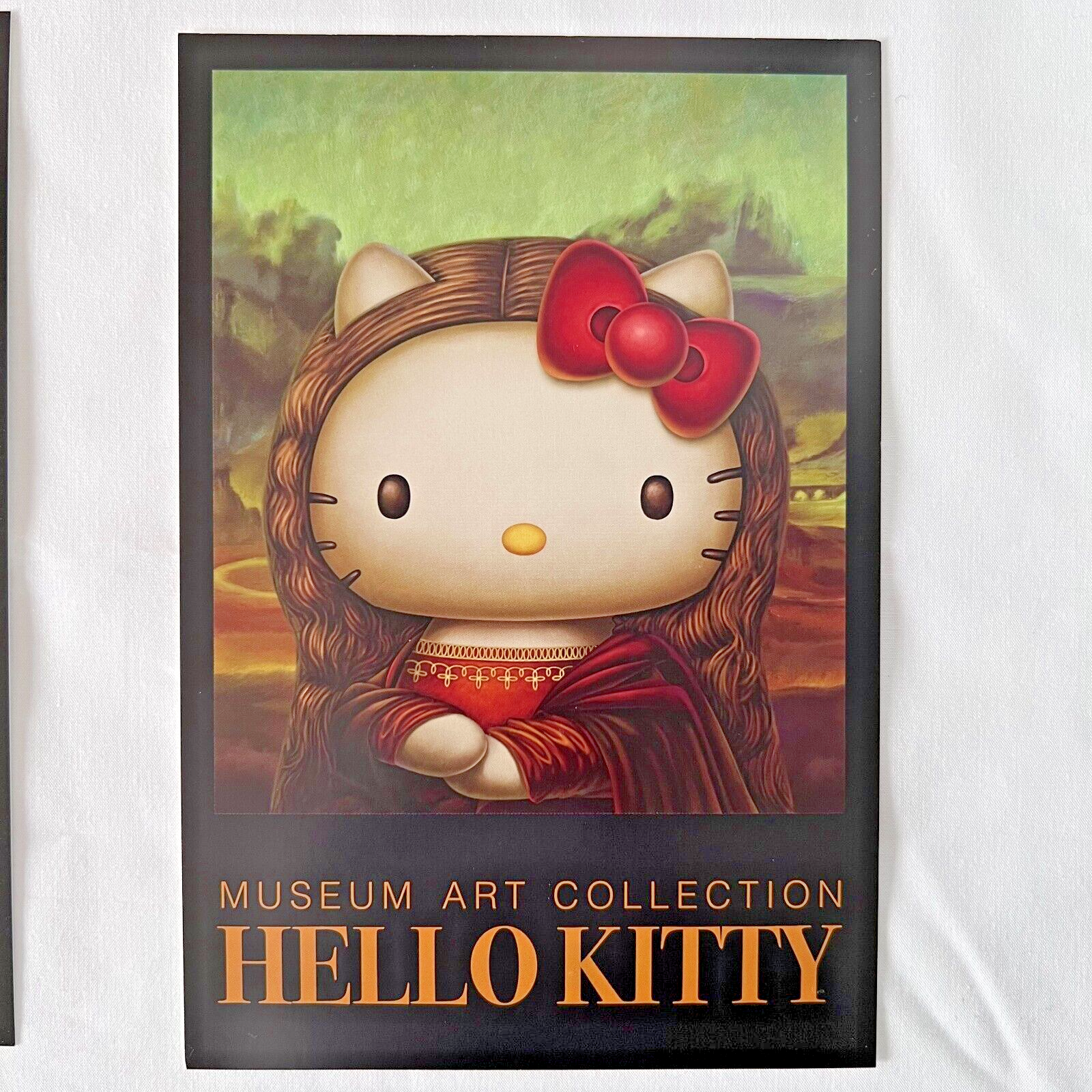 AMONNLISA×Hello Kitty Hello Kitty : Mona Lisa Post Card MUSEUM ART COLLECTION