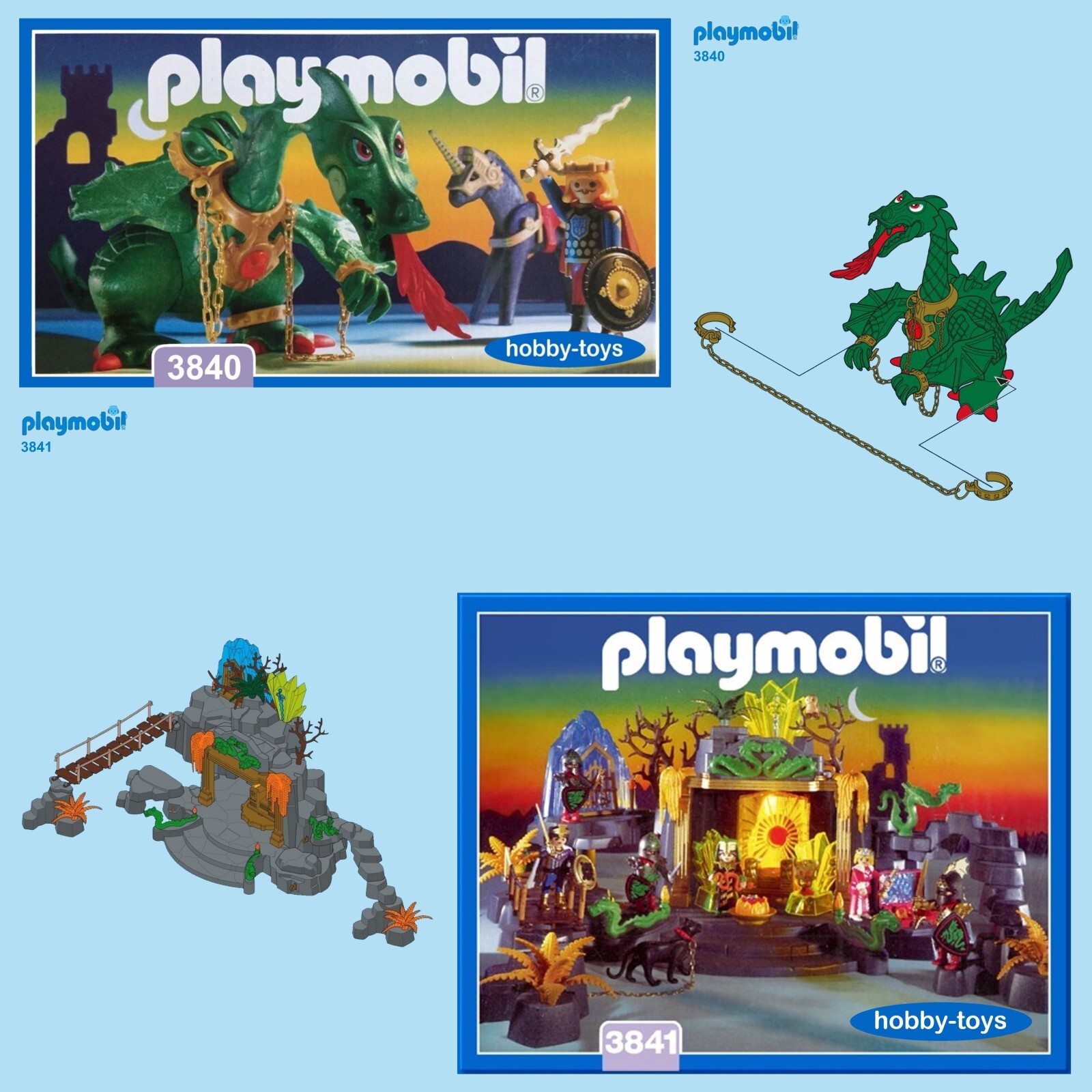 Playmobil 3840 3841 7774 * DRAGON'S TEMPLE * Spares * SPARE
