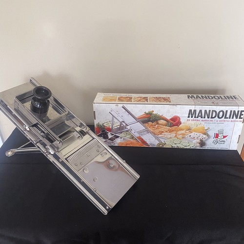 Bron Coucke Mandoline Stainless Steel Model 20638 Made in