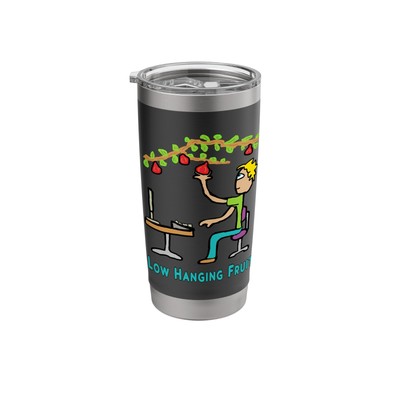 Low-Hanging Fruit Stainless Steel Insulated Tumbler