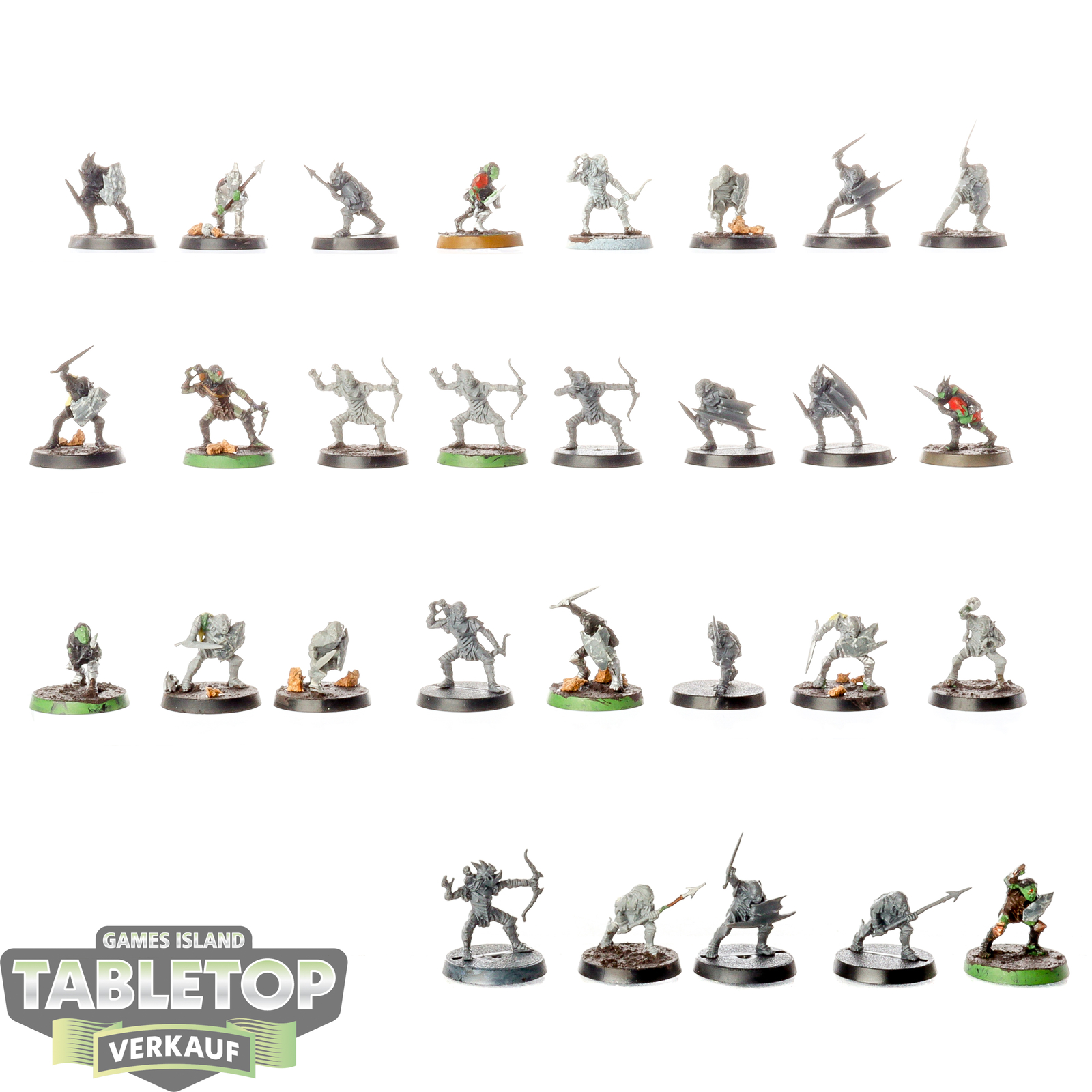 HdR Figuren - Böse - 29x Moria Goblins - teilweise bemalt