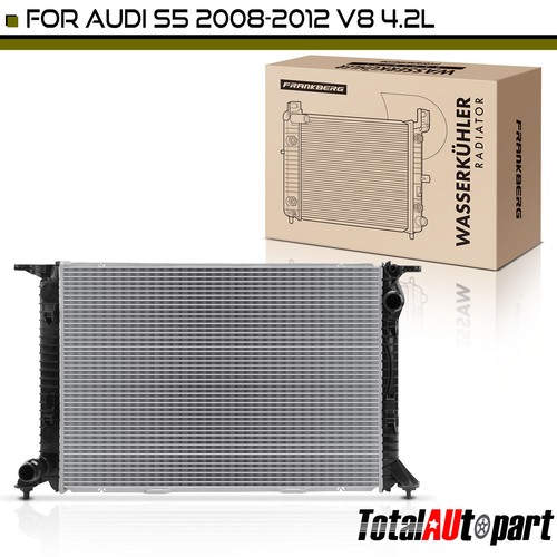 Radiator without Oil Cooler for Audi S5 08 09 10-12 V8 4.2L Manual Transmission