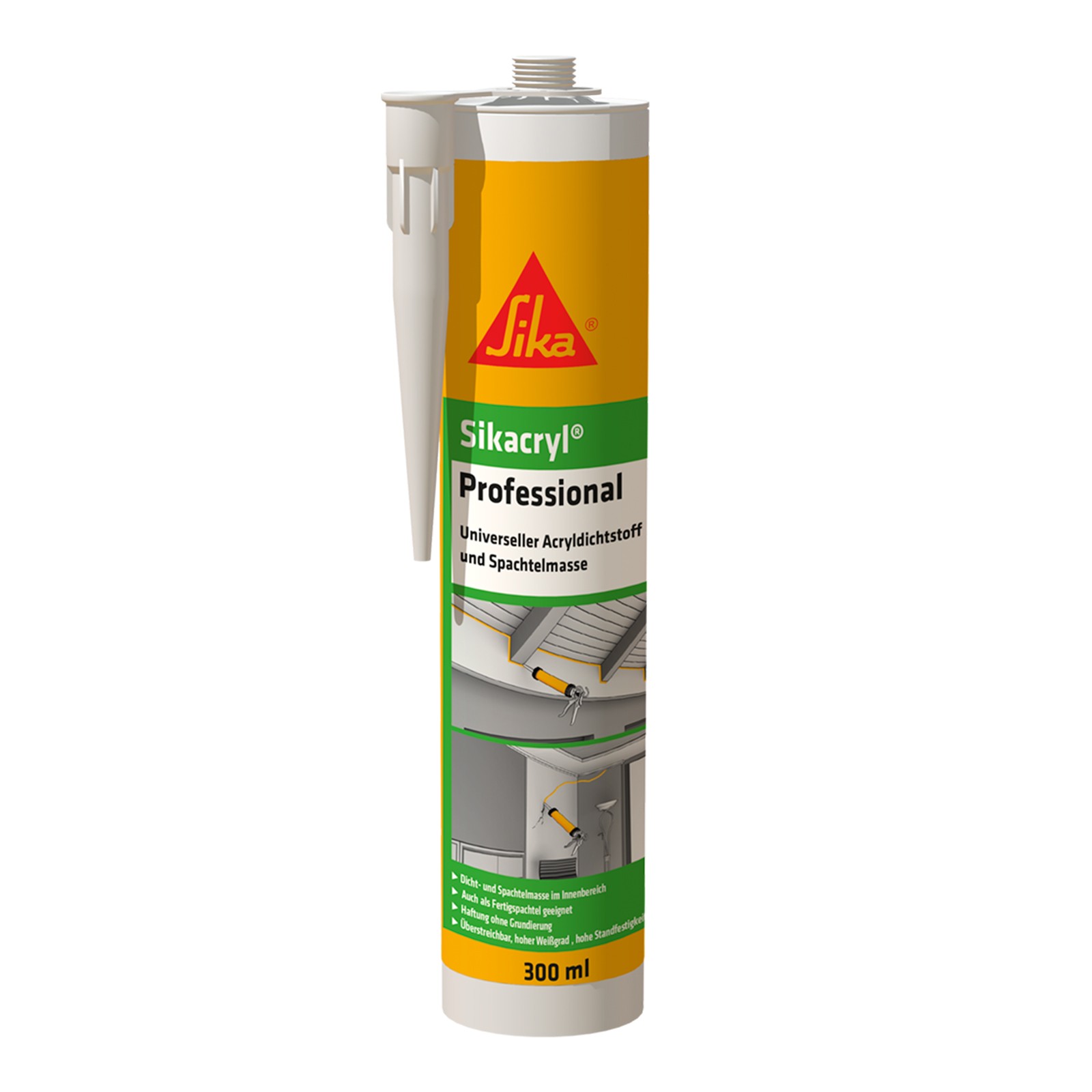 Sikacryl Professional weiß 300ml Acryldichtstoff