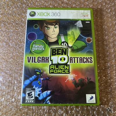 Ben 10: Alien Force Vilgax Attacks (Microsoft Xbox 360, 2009) Tested & Working