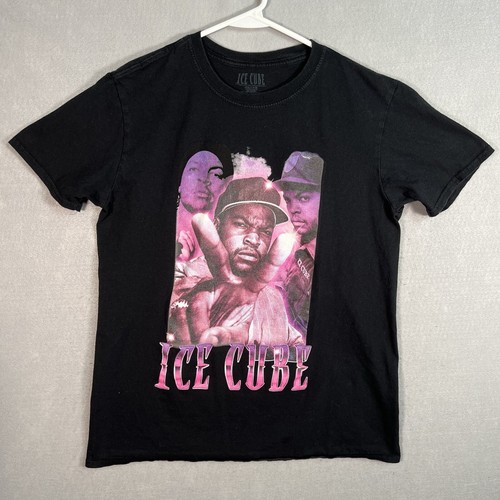 ミュージシャン CONTOROL ICE CUBE TAIDAI Tshirt VIntage Ice Cube Shirt Womens Small Black Short Sleeve