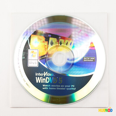 InterVideo WinDVD 5 CD For Windows 98, XP, 2000, ME with Serial Number