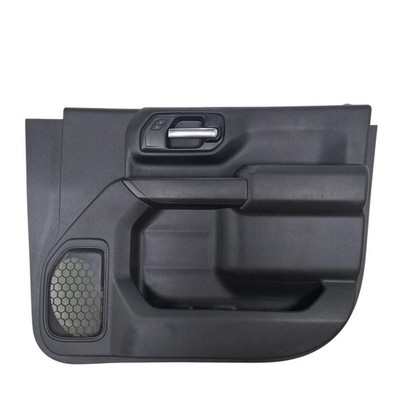 2024 Chevrolet Silverado 2500 Pickup Front Right Door Trim Panel Black Used