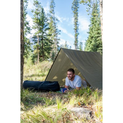 STANSPORT HEAVY DUTY RIP STOP NYLON TARP COVER BROWN OUTDOOR CAMPING NEW