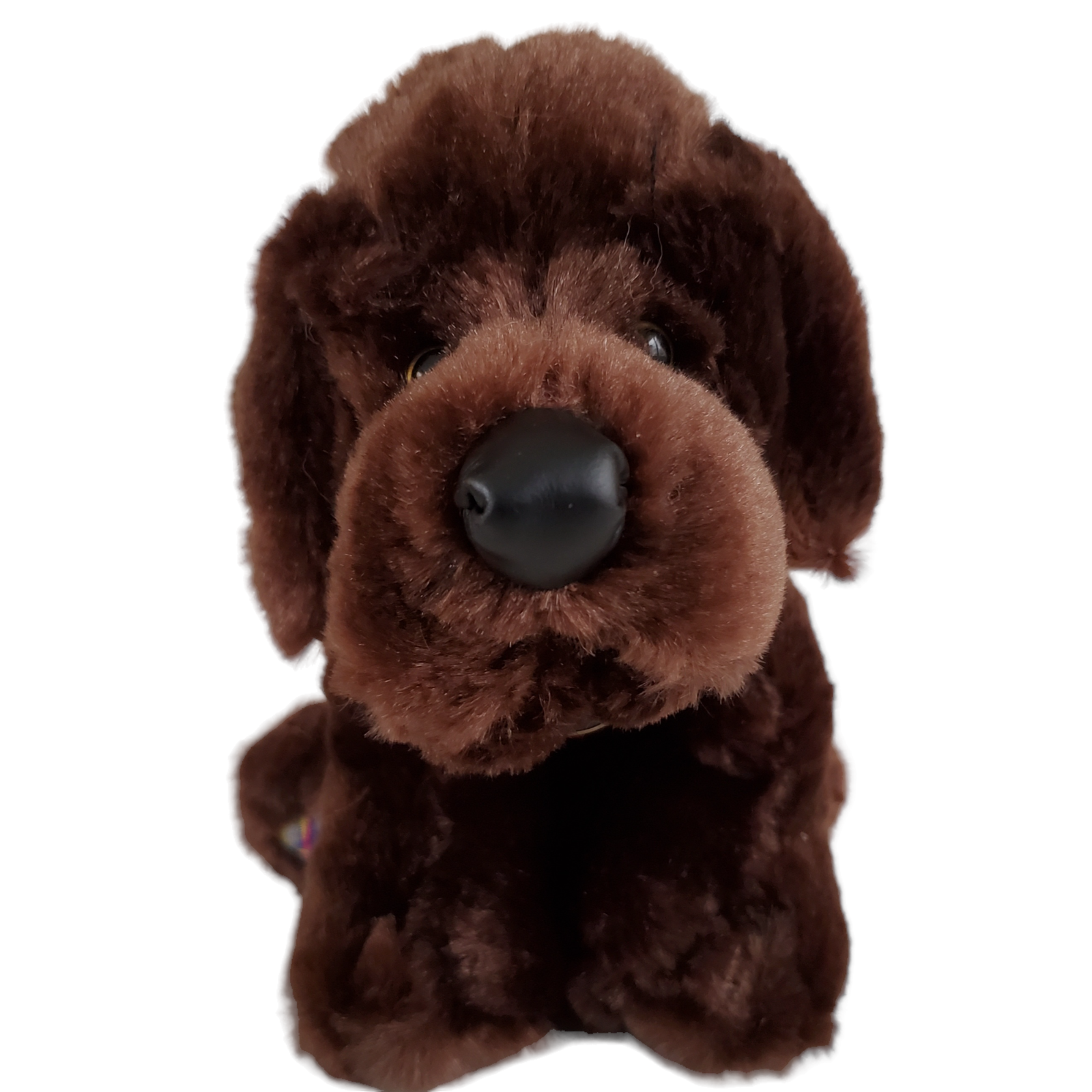 Ganz Dog Stuffed Animal Webkinz Chocolate Lab Puppy Plush Toy Collar No Code