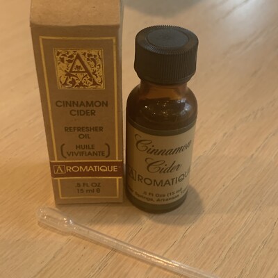 Aromatique Cinnamon Cider Scented Refresher Oil .5 FL OZ