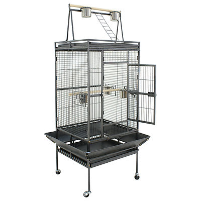 68" Large Bird Parrot Open PlayTop Cage Cockatiel Macaw Conure Aviary Finch Cage