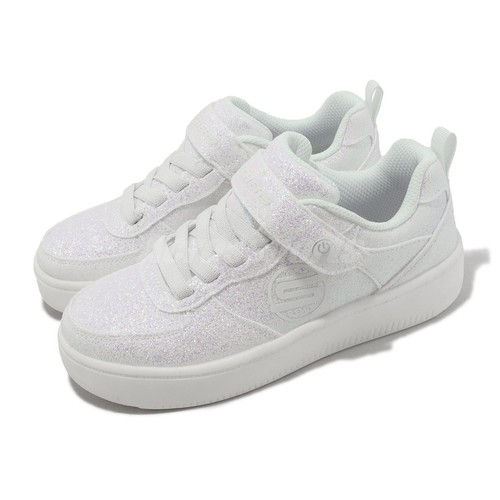 

Детские повседневные кроссовки Skechers S Lights-Sport 92-Sparkle Remix White 310102-LWHT, Белый, S Lights-sport Court 92-sparkle Remix