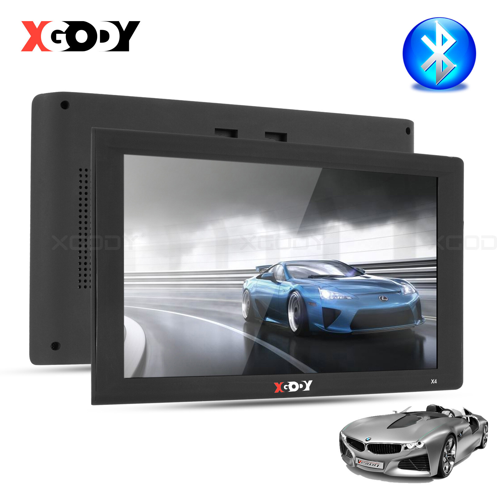 9 Inch Car & Truck GPS Navigation System 256MB+8GB Navigator 77 Canada+Mexico+US
