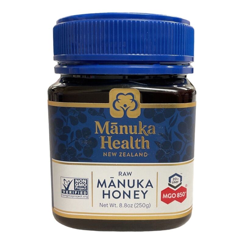 Raw Manuka Honey Manuka Health UMF 20+ (MGO 850+) 8.8 Oz  New Sealed Jar