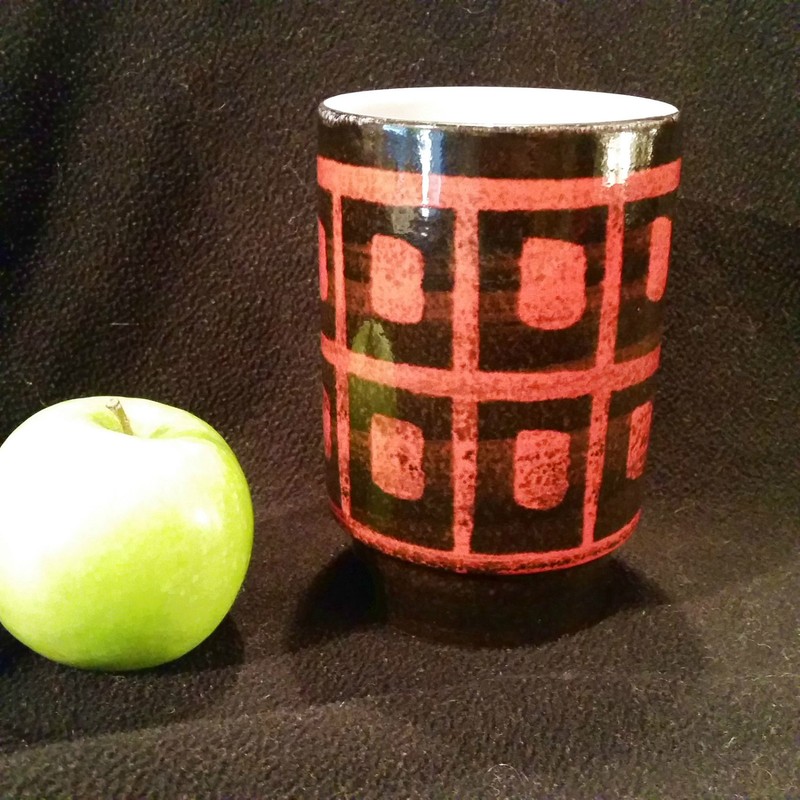 Toll Geometrisch Abstrakt Designte Vase, 60er Jahre WÃ¤Chtersbach Form 0150