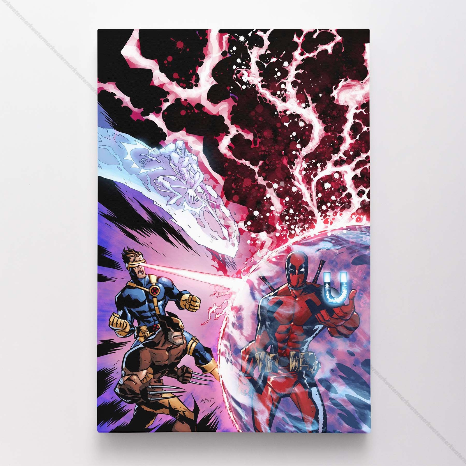 Deadpool Poster Canvas Marvel Comic Book Cover Art Print #33313