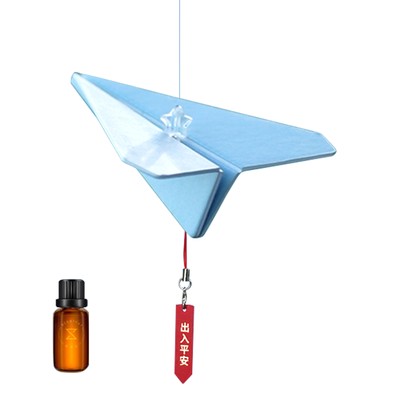 Paper Plane Style Creative Look Car Air Freshener Oder Remover Hangin Decoration
