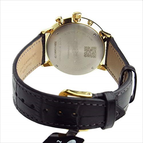 Pre-owned Zeppelin Watch 7038-1 Hindenburg Quartz 40 Mm Leather Belt