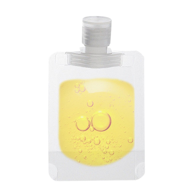 10pcs Travel Containers For Liquids Squeeze Pouches Refillable Travel Bottles