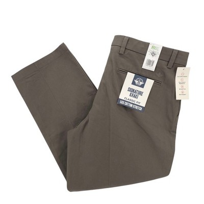 NWT DOCKERS Signature Khaki Classic Fit Lux Cotton Stretch Pants Comfort 38x29