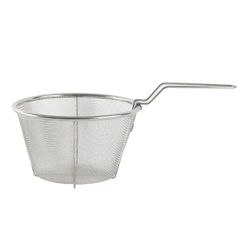 Stainless Steel Deep Fat Chip Fryer Kitchen Household Basket Kitchenware