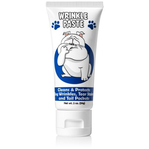 Squishface Wrinkle Paste - Cleans Dog Wrinkles Tear Stains, Tail Pockets & Toes