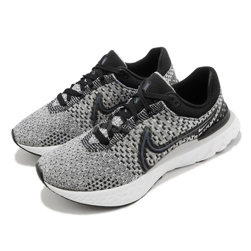 

Nike React Infinity Run FK 3 Flyknit Черный Серый Белый Мужчины Бег DH5392-006, React Infinity Run Fk 3