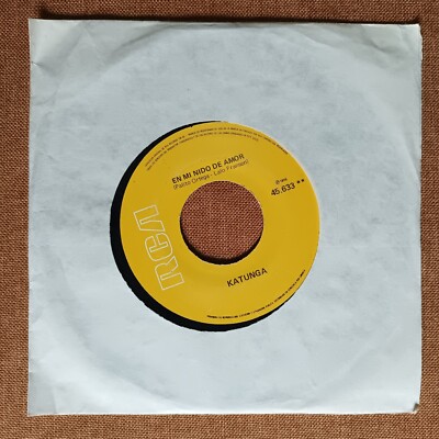 Katunga - Me Lo Dijo Una Gitana / En Mi Nido De Amor Vinyl 7'' Single 45 RPM Pop
