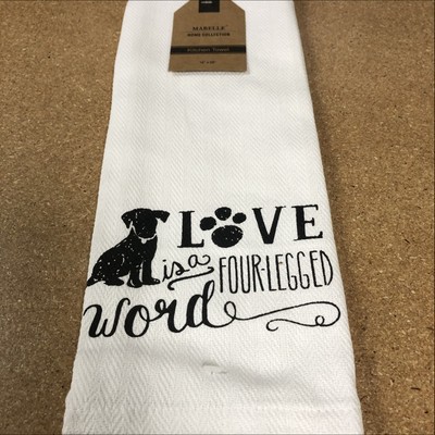 Love Is A Four-Legged Word Kichen Dish Towel ZO210