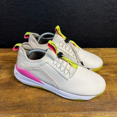 Clove Solo CL009 Cream Pink Yellow Textile Nursing Sneaker Women 10.5 Men 9