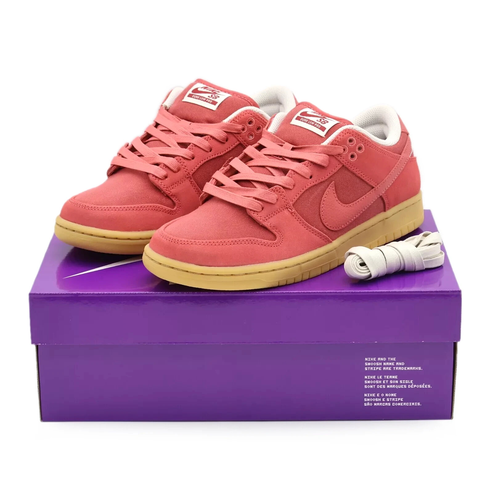 DV5429-600 Nike Dunk Low SB Adobe Red Gum Light Brown Pink